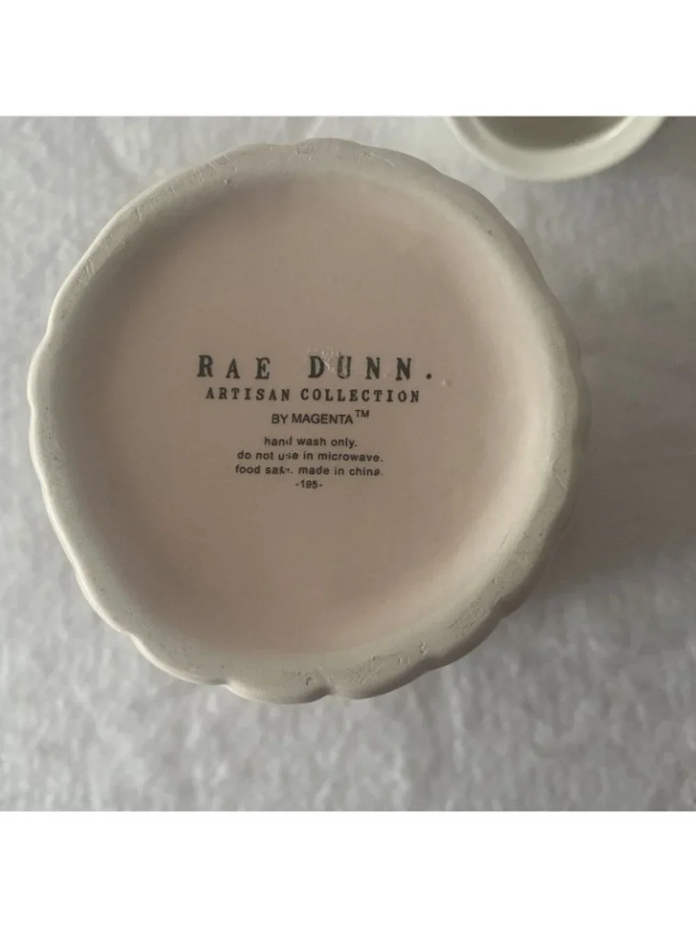 Rae Dunn Bunny Buns SPRING Basket Canister Bunny Tail Lid Magenta 2022 Easter